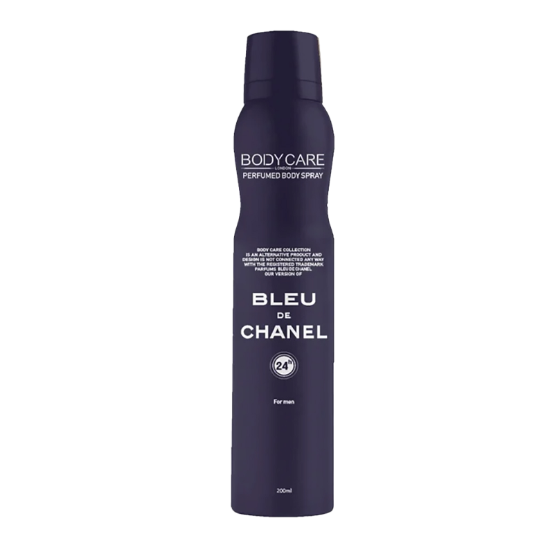 اسپری بدن بلو شنل از برند بادی کر 200ml