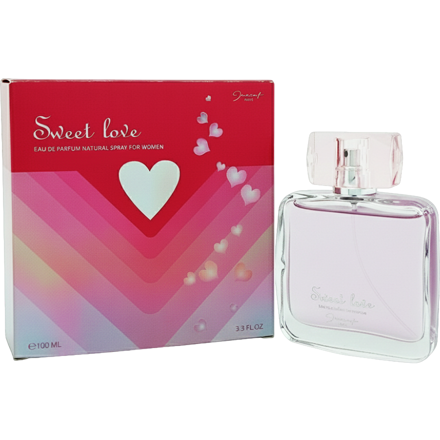 ادوپرفیوم سوییت لاو 100میلی لیتری از برند ژکساف (JACSAF SWEET LOVE EDP 100ml)