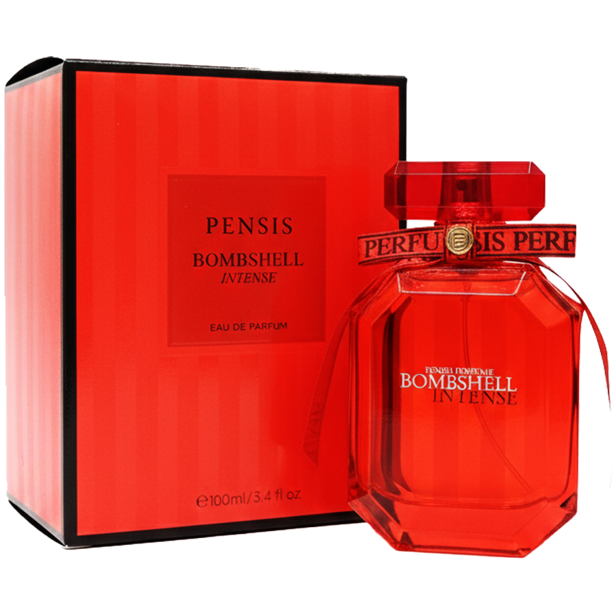 ادو پرفیوم بامبشل اینتنس از برند پنسیس (Pensis Perfume Bombshell Intense EDP 100ml) بامبشل اینتنس پنسیس، بامبشل قرمز پنسیس