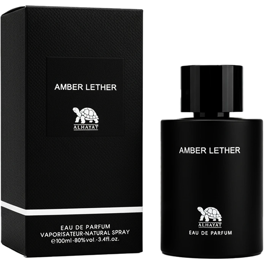 ادو پرفیوم امبر لدر از برند الحیات (Alhayat Amber Lether EDP 100ml) امبر لدر الحیات