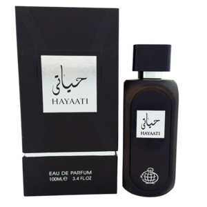عطر حیاتی (حیاتی مشکی) از برند فراگرنس ورد (Fragrance World Hayaati Eau De Parfum 100ml)