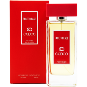 ادو پرفیوم فیس تو فیس زنانه از برند کوبکو (Cobco Face To Face for women EDP 120ml) فیس تو فیس زنانه کوبکو اورجینال
