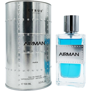 ادو پرفیوم ایرمن از برند سایروس (Cyrus Airman EDP 100ml) اورجینال - ایرمن پاریس بلو - ایرمن سایروس
